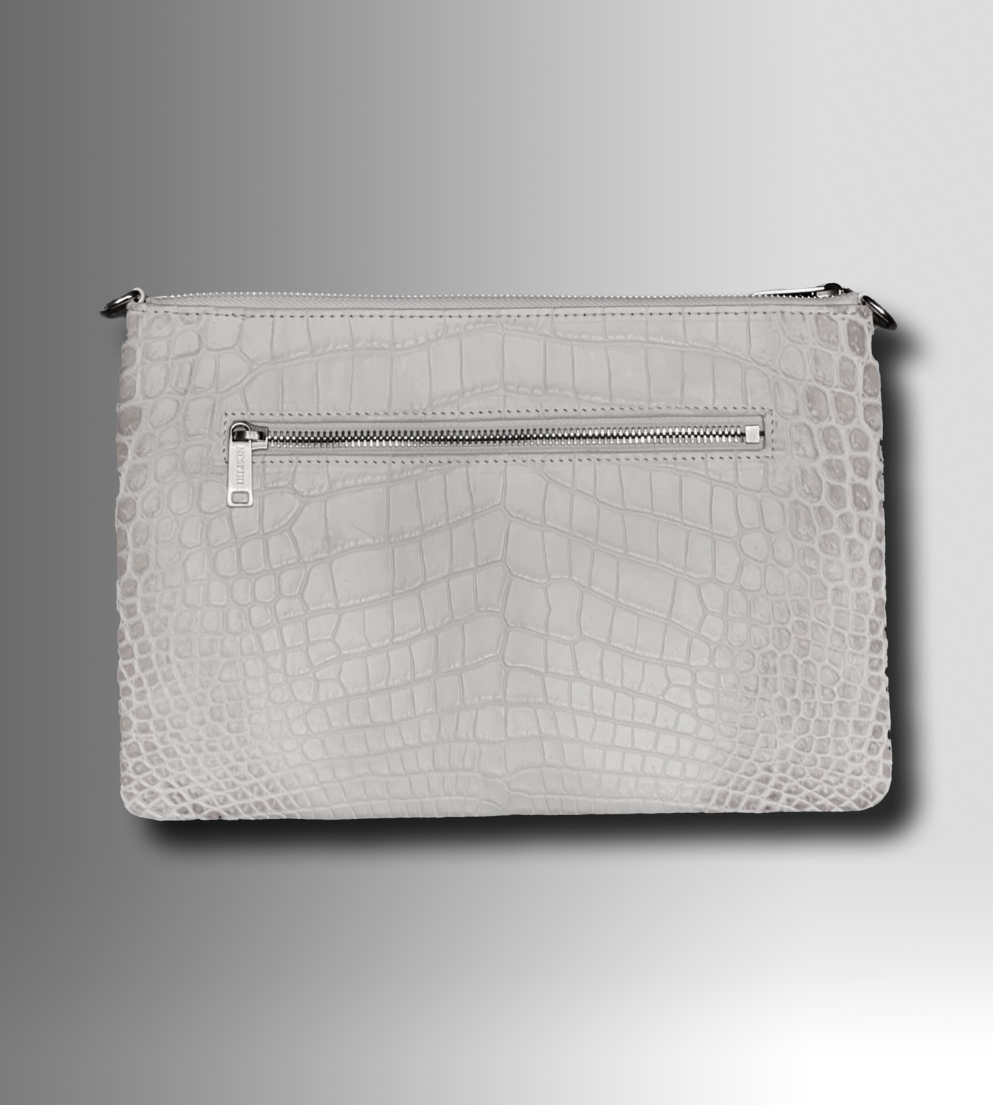 DESIGNER CROSSBODY CLUTCH IN HIMALAYAN CROC